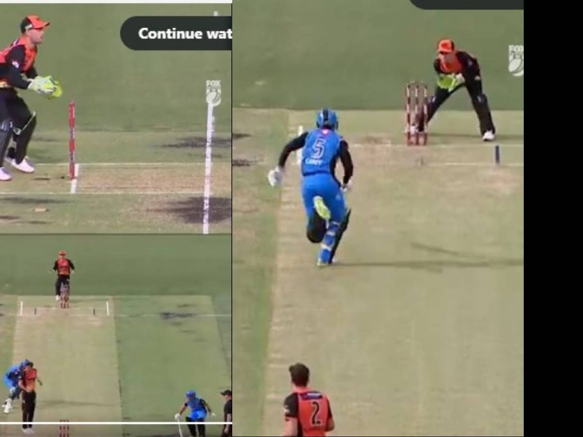 Video- Have you seen such a run out, you will also stop laughing