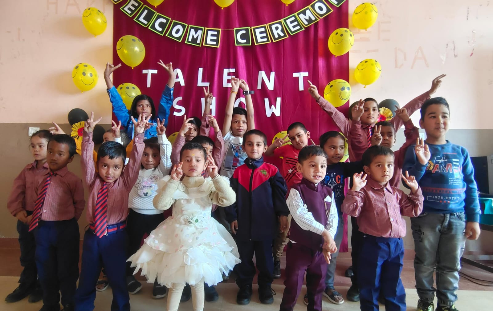 New children welcomed in Bodhi Tree School, Almora, children showed their talent in talent show.