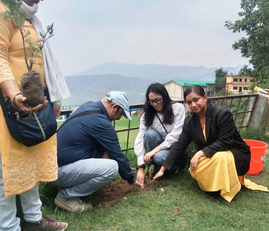 Awareness camp organized at AIC Almora on World Population Day, tree plantation also took place