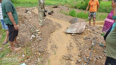 Chaos due to heavy rain in Pithoragarh: One house collapsed, 15 families in danger