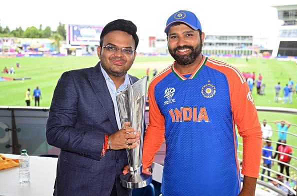 Jay Shah once again made a prediction, said:- "India will win the Champions Trophy and WTC Final under the captaincy of Rohit Sharma"