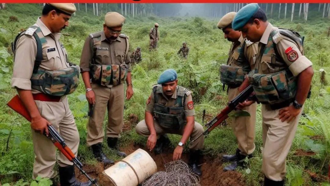 The sound of 'too too' was coming from under the ground in the forest, when they dug, the security forces were stunned to see it