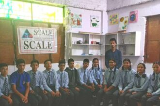 Science laboratory started in Gyan Vigyan Children Academy Hawalbagh, Scale organization is cooperating