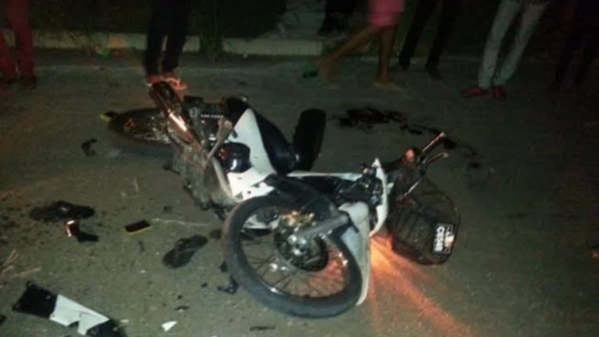 Horrible accident: Three bikes collided, two died, five seriously injured