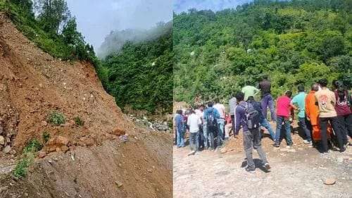 Debris came from the hill, many vehicles got stranded, heavy rain in these districts of the state today