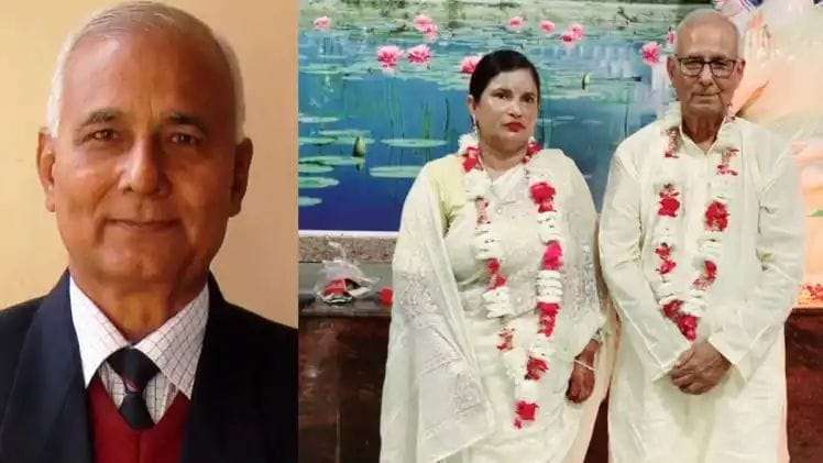 Retired IPS officer got married for the second time at the age of 81, posted the good news himself