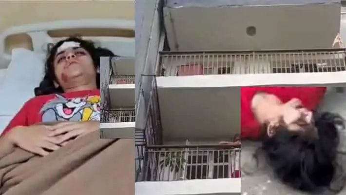 A 16-year-old girl fell from the sixth floor while making a video, watch the video of the accident