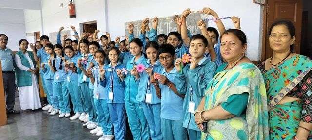 Programs organized in schools of Pithoragarh on Rakhi festival