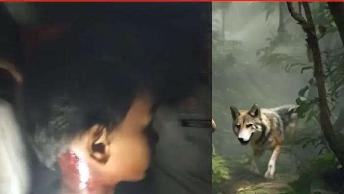 Now the terror of the man-eating wolf has spread once again, after 5 days again a 7 year old child has been made its victim