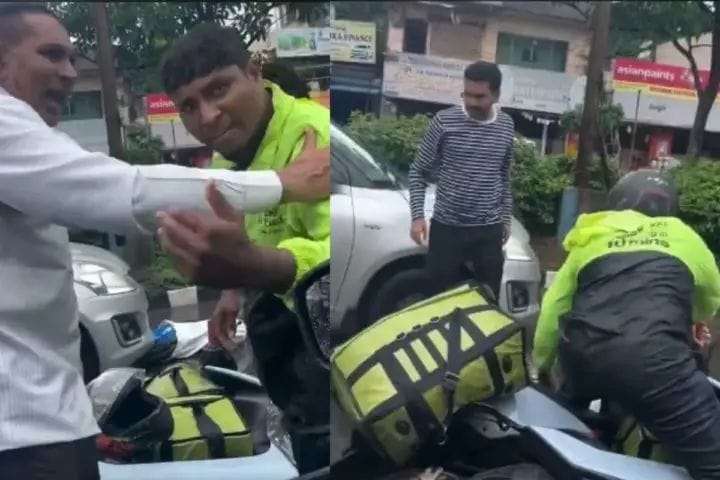 The car owner did such a shameful act with the delivery boy that humanity was ashamed! You will also get angry after watching the video