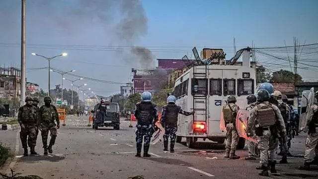 Violence erupted in Manipur, five people died