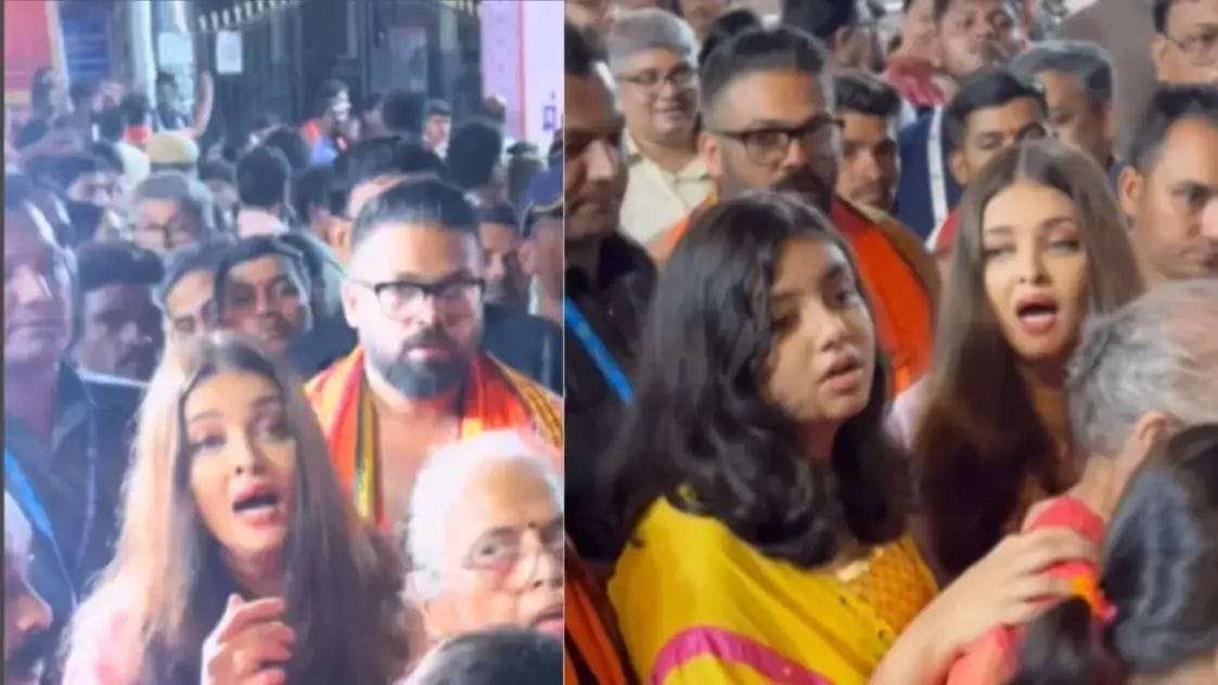 Aishwarya took daughter Aaradhya for Ganpati Darshan, there was a stampede, she said Aaradhya you go…