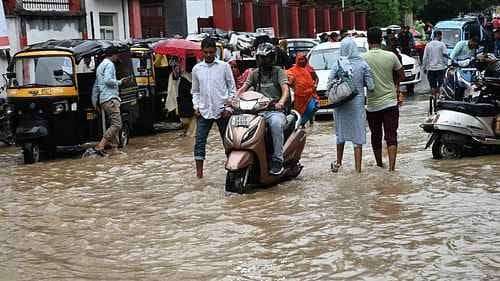 Two teenage girls returning from school were swept away due to rain in the capital