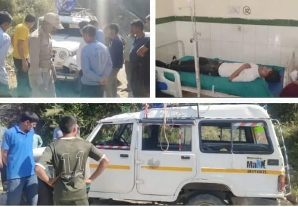 In Uttarakhand, a vehicle carrying students to school met with an accident, causing commotion