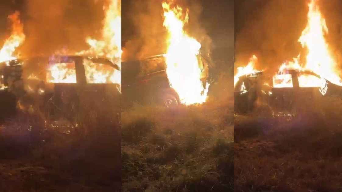 Friends burnt property dealer alive in Fortuner, horrifying video surfaced