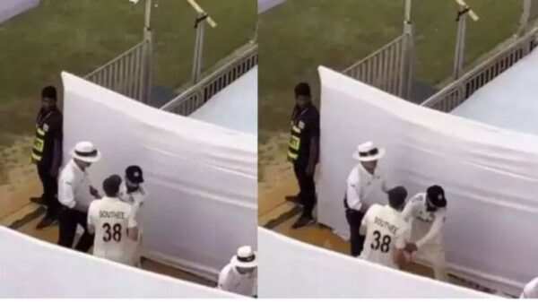 there was a scuffle between virat kohli and tim southee know why they clashed watch the video