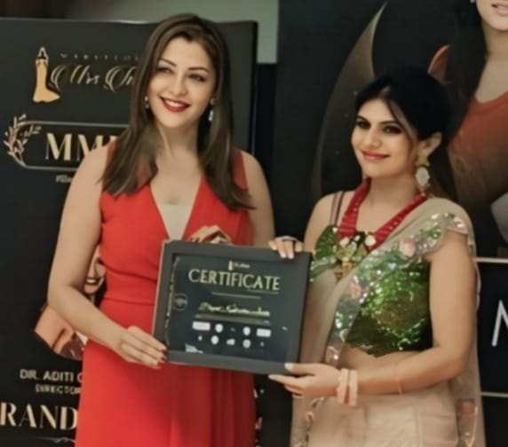 Dehradun's Payal won the semi-finals of 'Marvelous Mrs. India'!