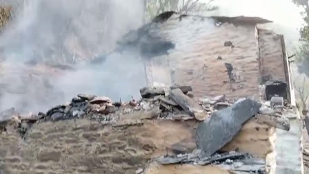 Fire broke out in a shed in Mauthi village of Chakrata, 6 cattle burnt alive, goods burnt to ashes