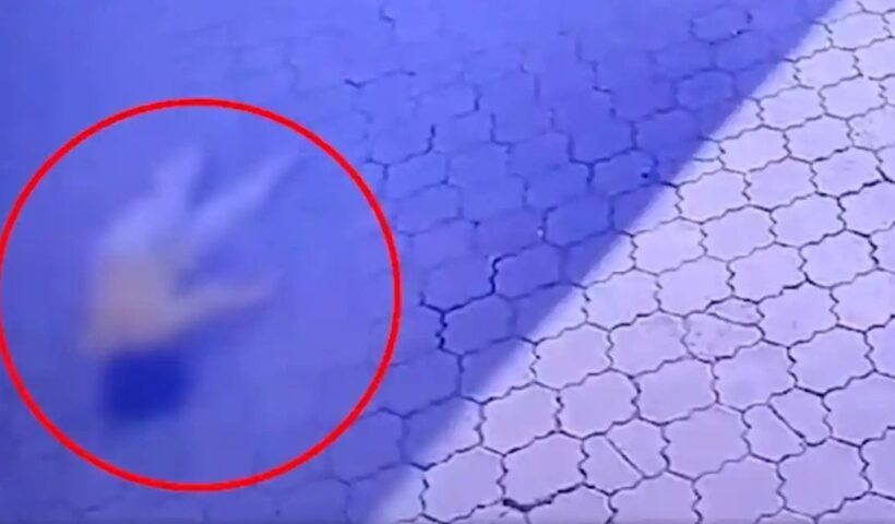 Here a woman fell from the third floor and died, a painful video surfaced