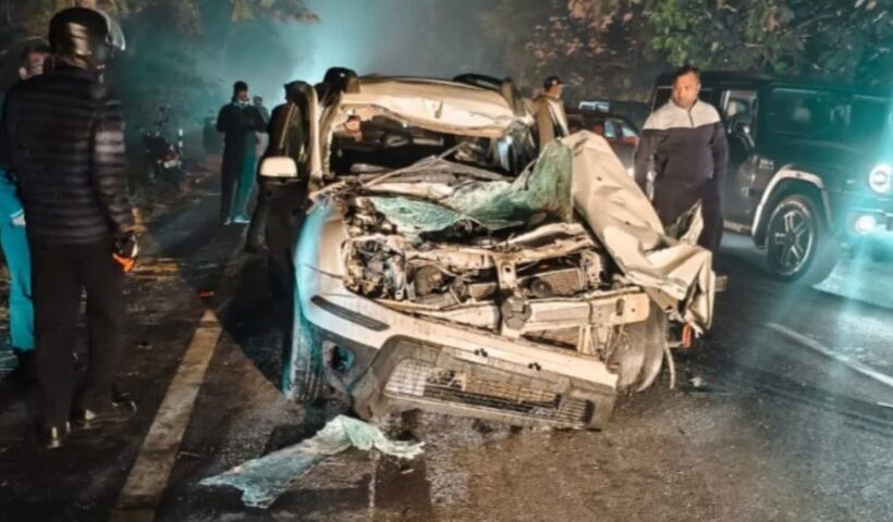 Horrible road accident in Uttarakhand: Car collides with tractor trolley, two dead, four injured