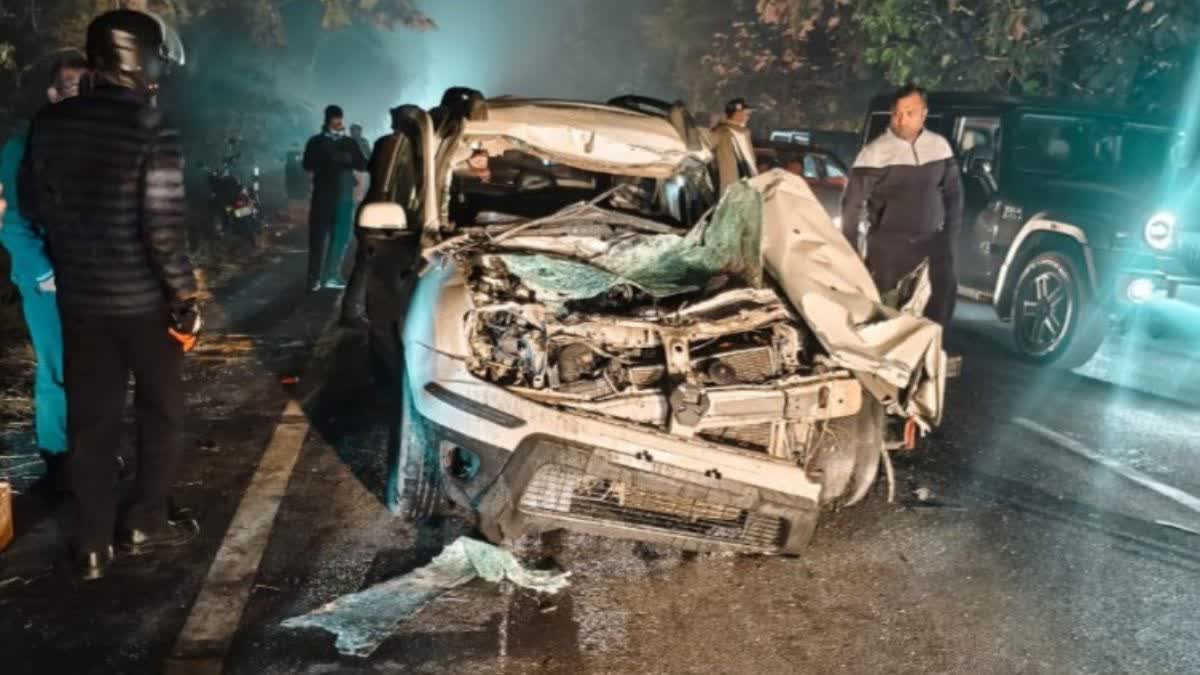 Horrible road accident in Uttarakhand: Car collides with tractor trolley, two dead, four injured