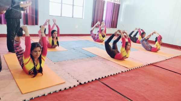 SSJ University's Yogasana team will play in the All India University Games