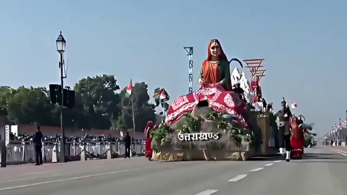 On the occasion of Republic Day, Uttarakhand's tableau was seen on the path of duty, PM Modi was mesmerized