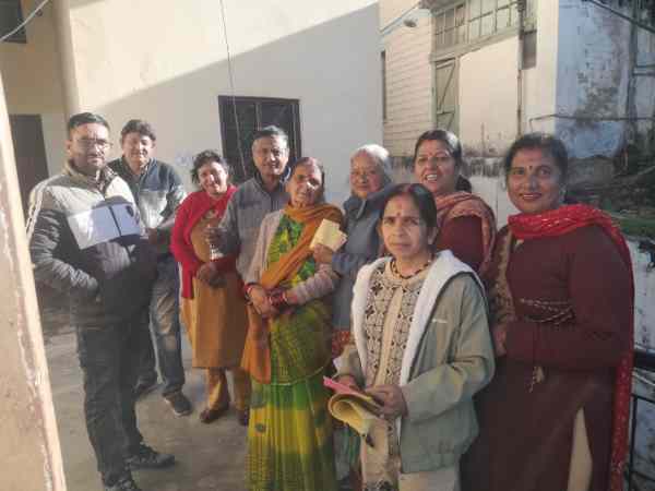 independent Candidate Bhupendra Joshi's Campaign Continues in Paniyauidyar Ward