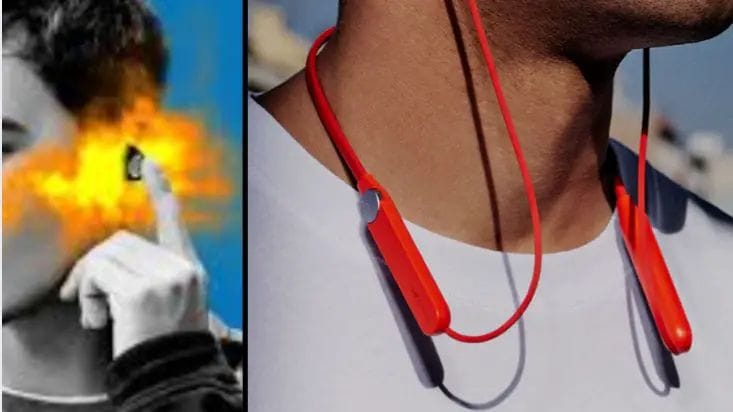 A young man died due to the blast of a Bluetooth neck band in Lucknow