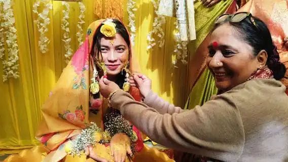 Pictures of Chief Minister Yogi's niece's wedding ceremony surfaced