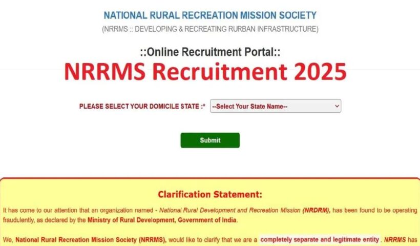 NRRMS Recruitment 2025: Golden opportunity for government jobs on 19,324 posts