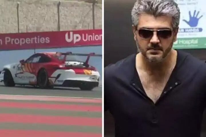 Actor Ajith Kumar once again became victim of an accident