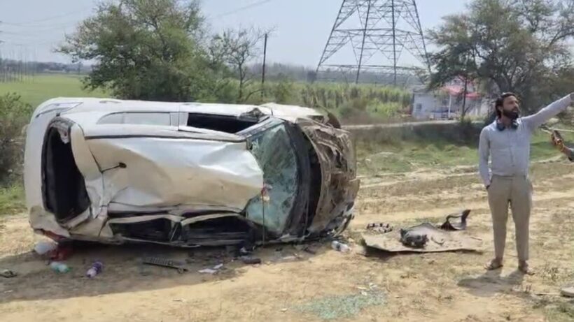 Horrible road accident in Roorkee