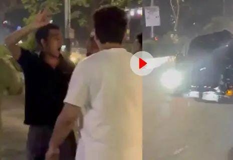 Horrifying video goes viral! After the accident, the accused chanted religious slogans to save himself