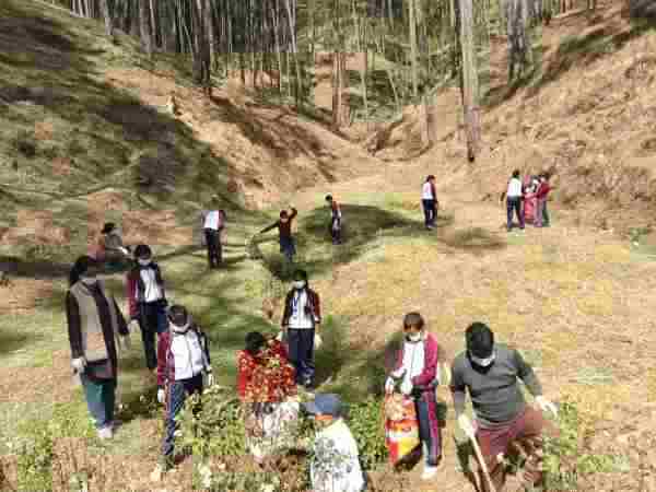 Cleanliness Campaign Under Ganga Cleanliness Fortnight in almora